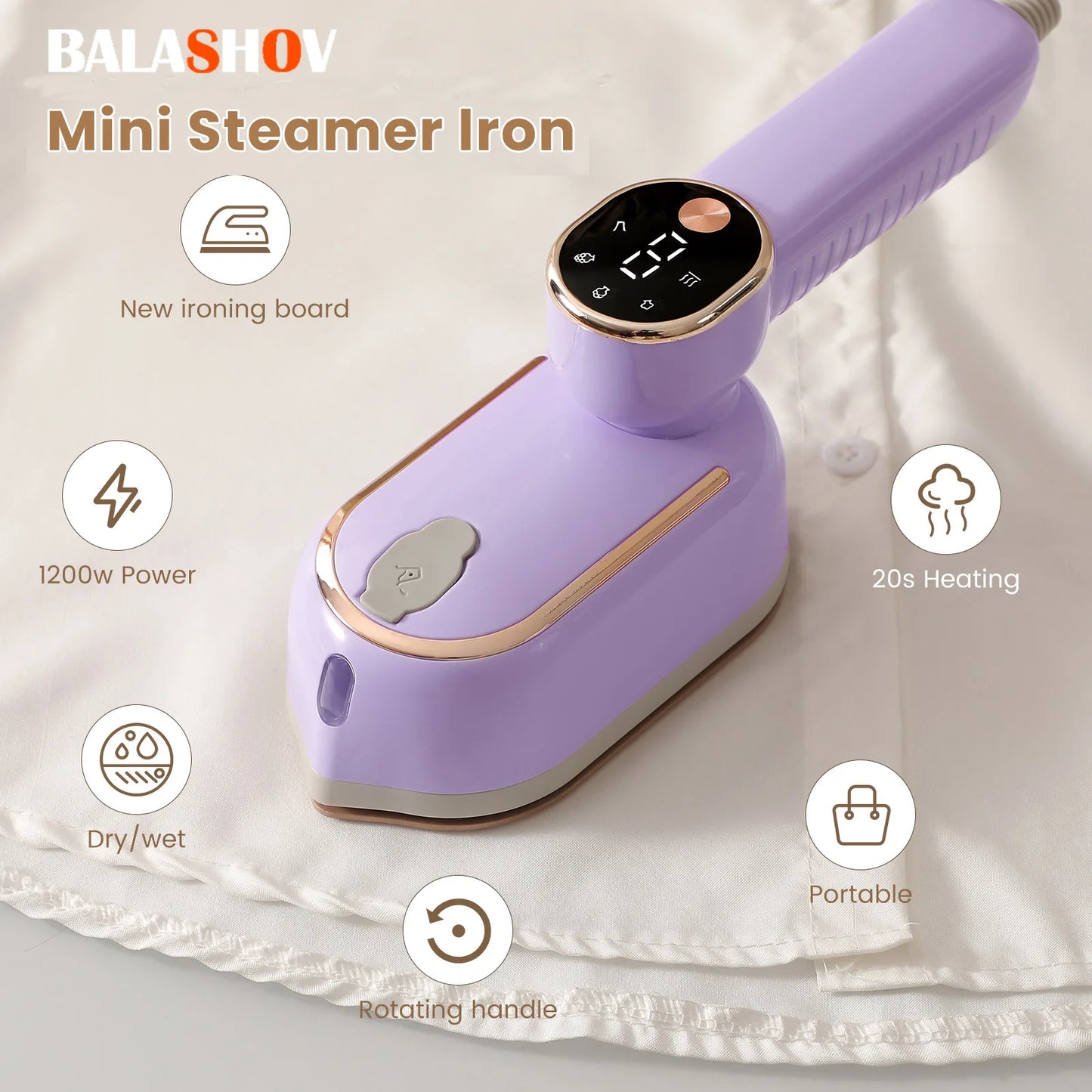 Portable Handheld Steam Iron