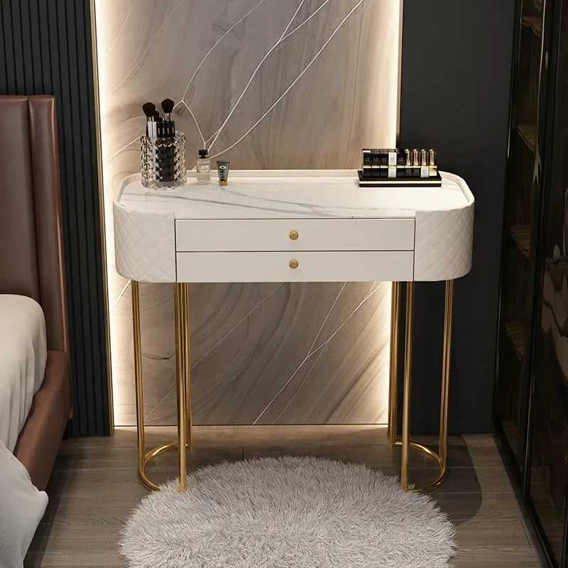 Luxury LED Makeup Dressing Table Mirror – White