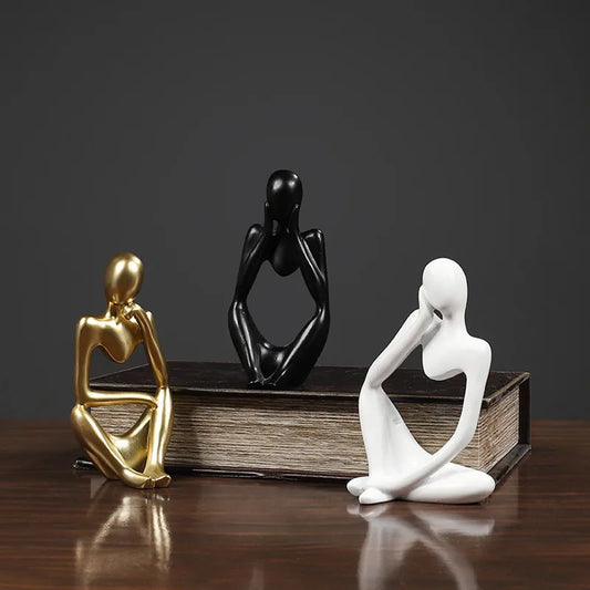 Sandstone Thinker Sculpture
