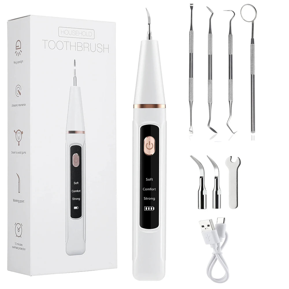 Electric Ultrasonic Dental Scaler – LED Teeth Cleaner & Tartar Remover