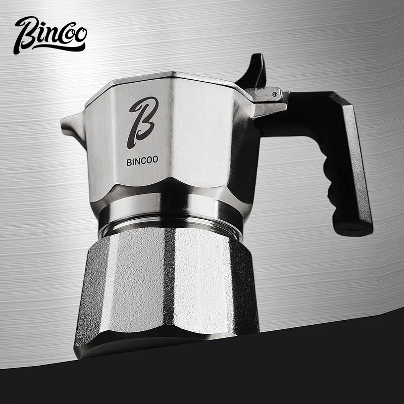 Bincoo 3-Valve Stainless Steel Moka Pot