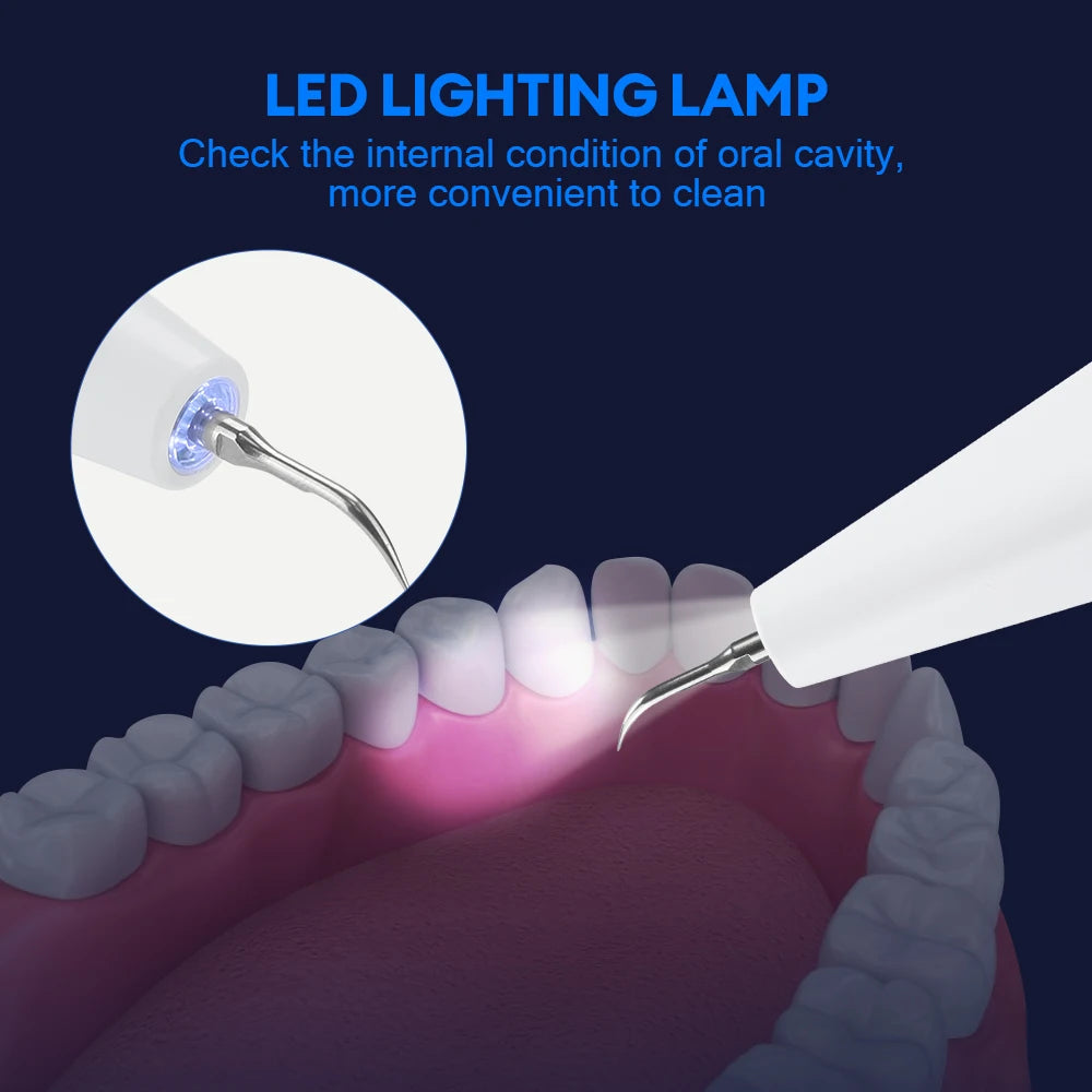 Electric Ultrasonic Dental Scaler – LED Teeth Cleaner & Tartar Remover