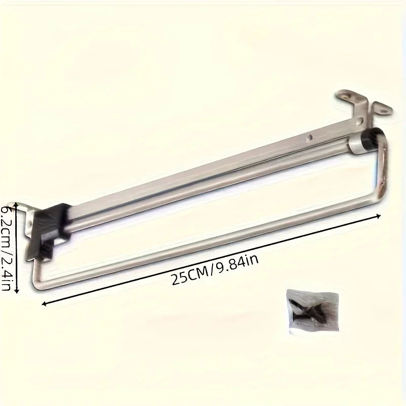 Adjustable Pull-Out Clothes Hanging Rod – Space-Saving Wardrobe Organizer