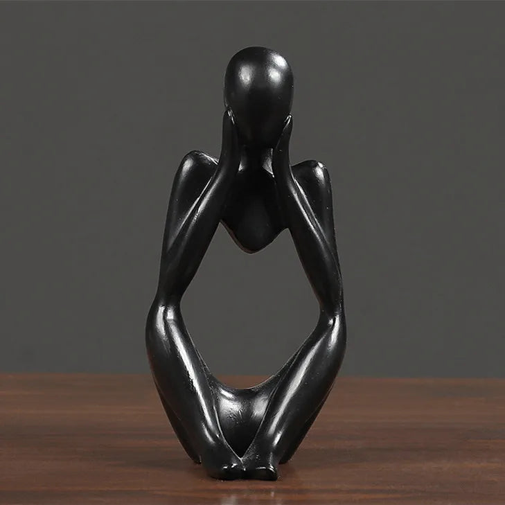 Sandstone Thinker Sculpture