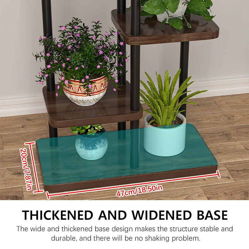 Wooden Multi-Layer Plant Stand