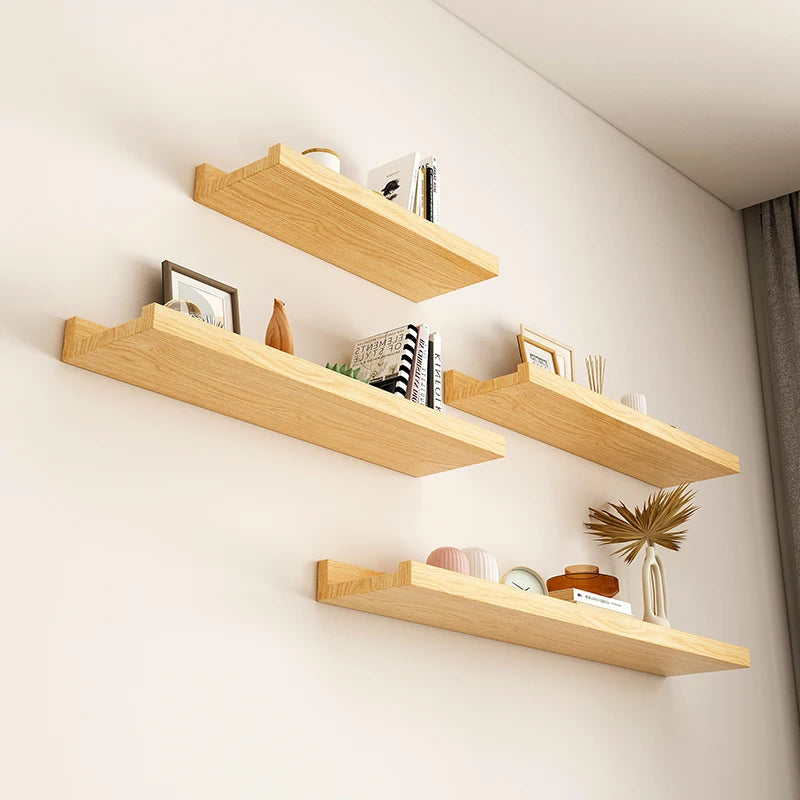 Rectangular Wooden Wall Plant Rack