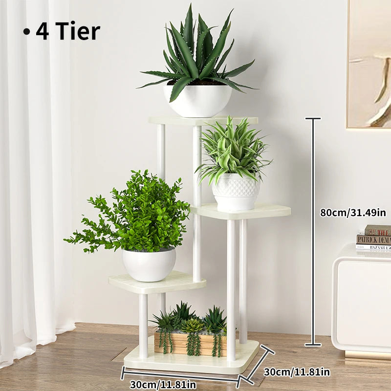 Wooden Multi-Layer Plant Stand