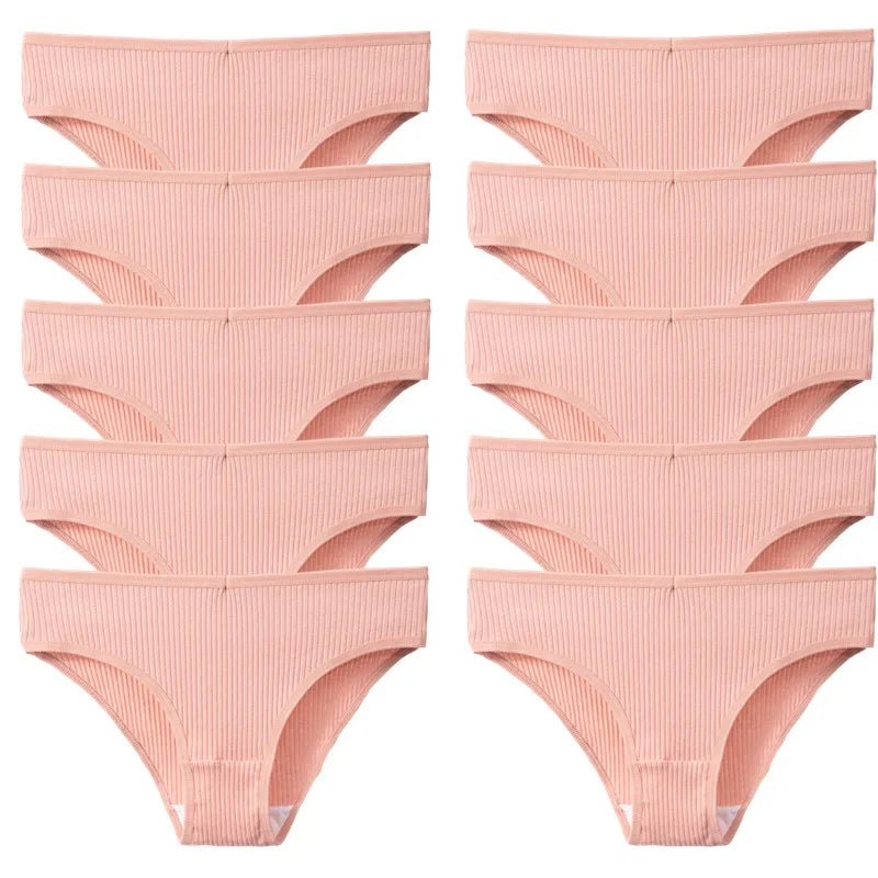 10PCS/Set Women's Cozy Panties