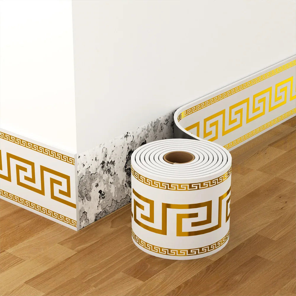 Luxury Self-Adhesive Wall & Floor Border – Protective Trim Roll