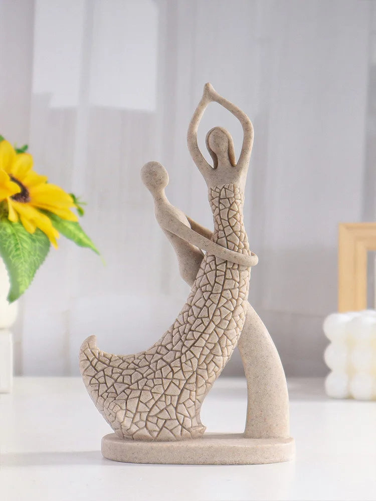 Lovers’ Sandstone Figurine