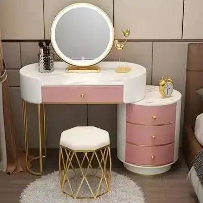 Nordic LED Makeup Dressing Table Set