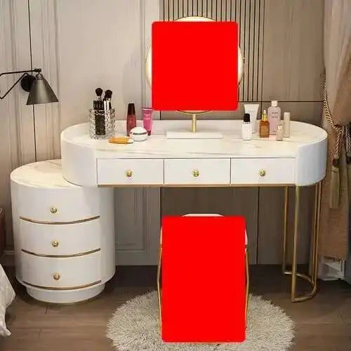 Nordic LED Makeup Dressing Table Set