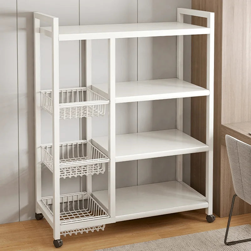 Gold Rolling Storage Rack