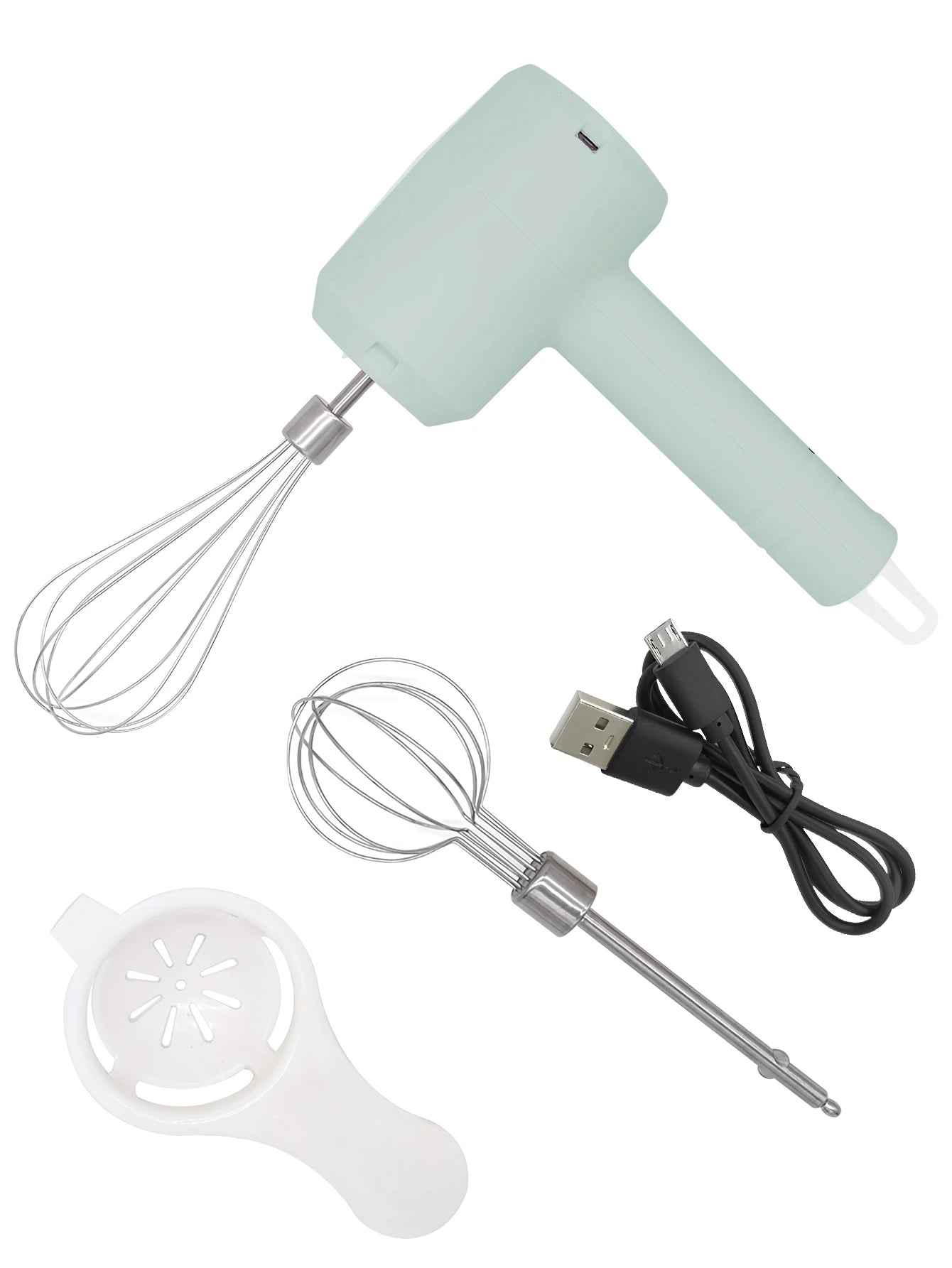 Electric Milk Frother & Whisk – 3-Speed Portable