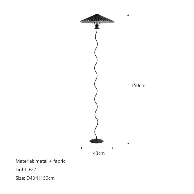 Nordic Pleated Floor Lamp