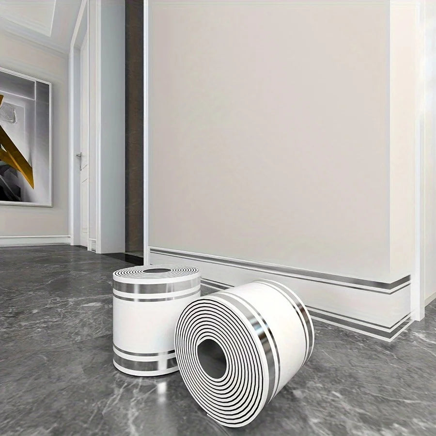 Luxury Self-Adhesive Wall & Floor Border – Protective Trim Roll