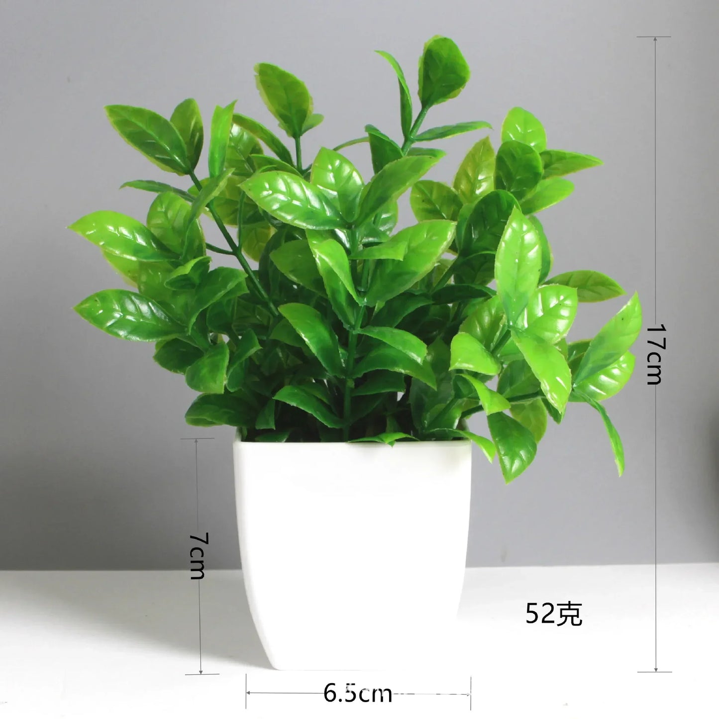Artificial Bonsai Eucalyptus Plant – Potted Indoor & Outdoor Decor