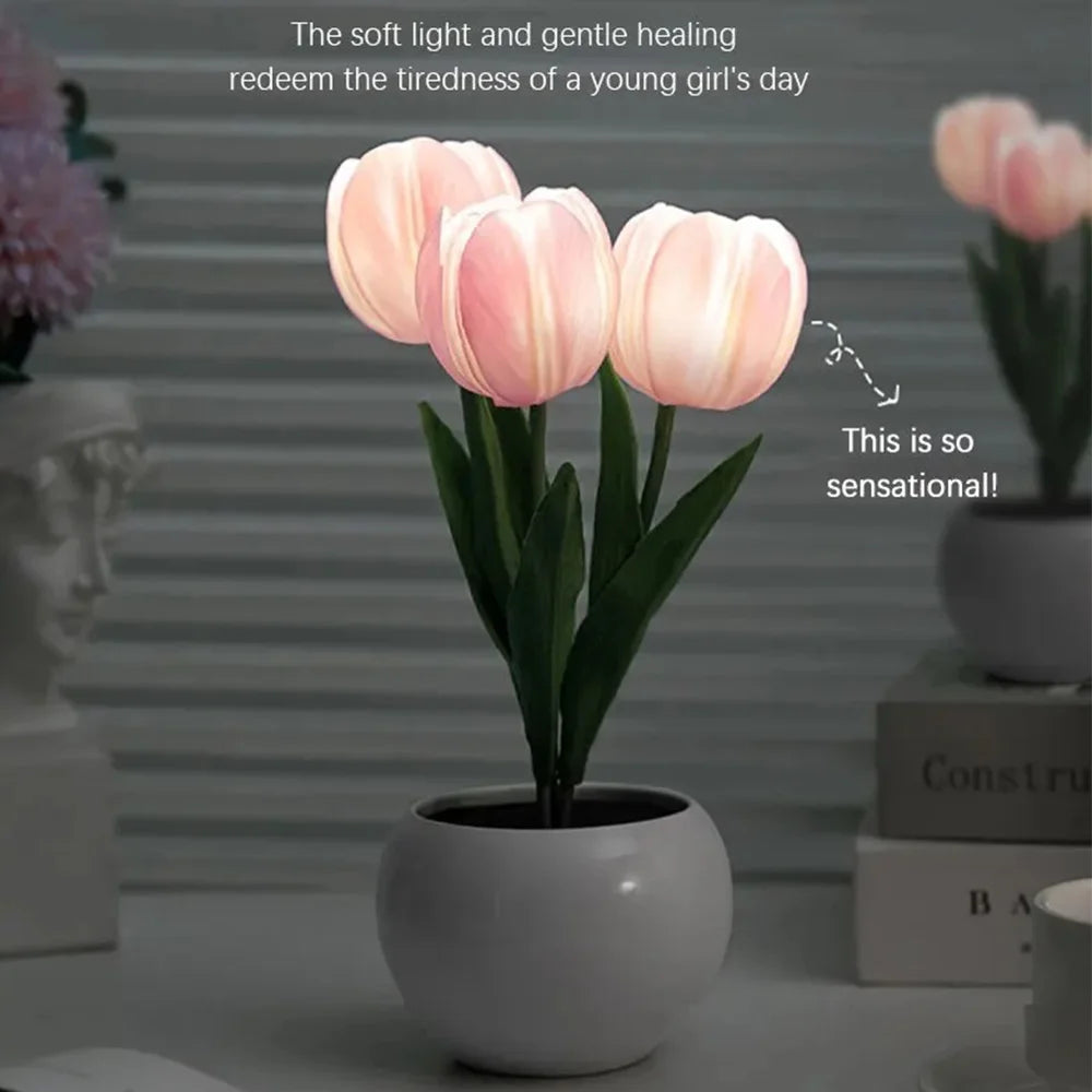 LED Tulip Night Light
