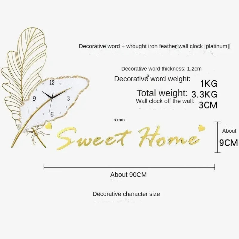 Luxury Artistic Wall Clock