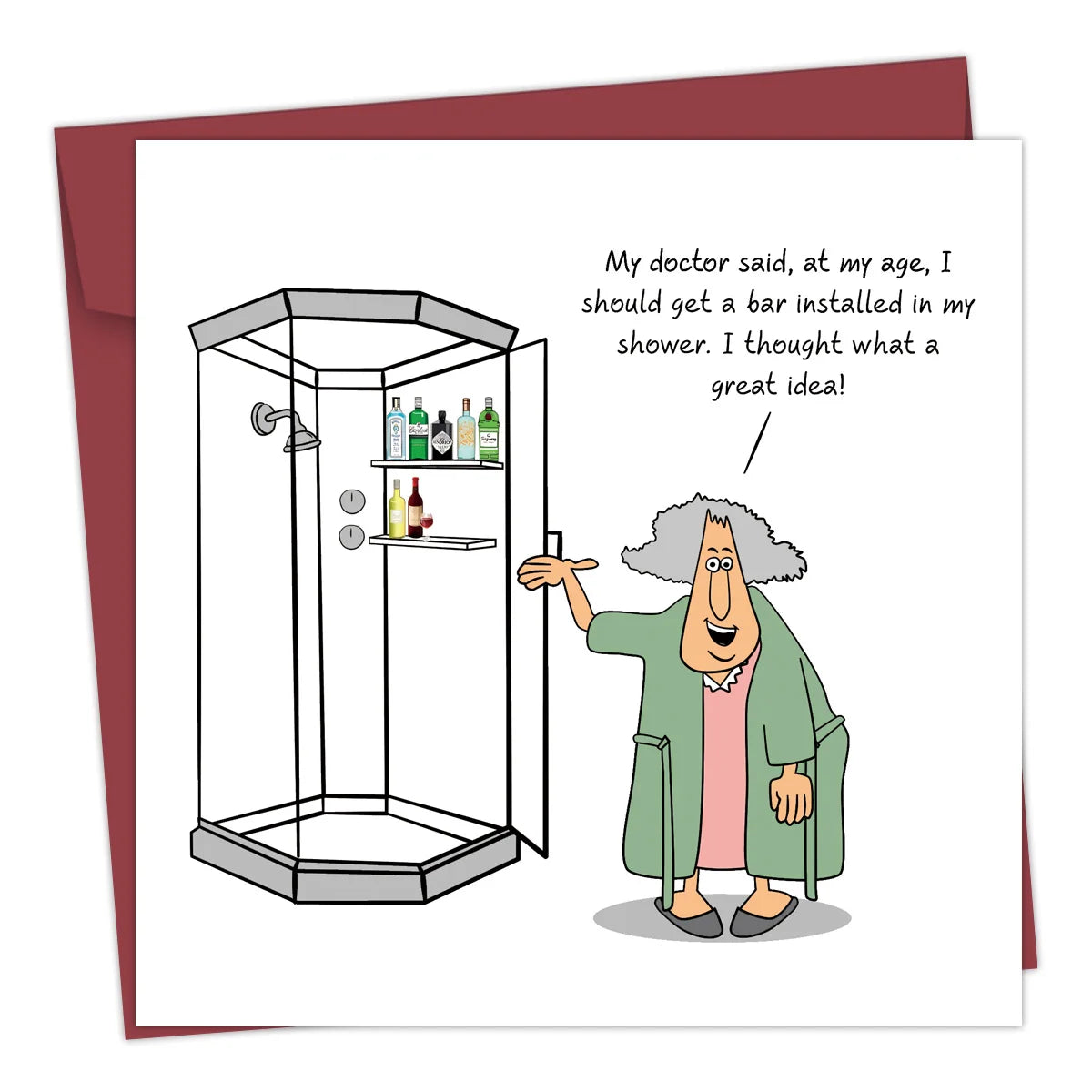 Funny & Encouraging Greeting Card – Birthday, Congratulations & Thank You