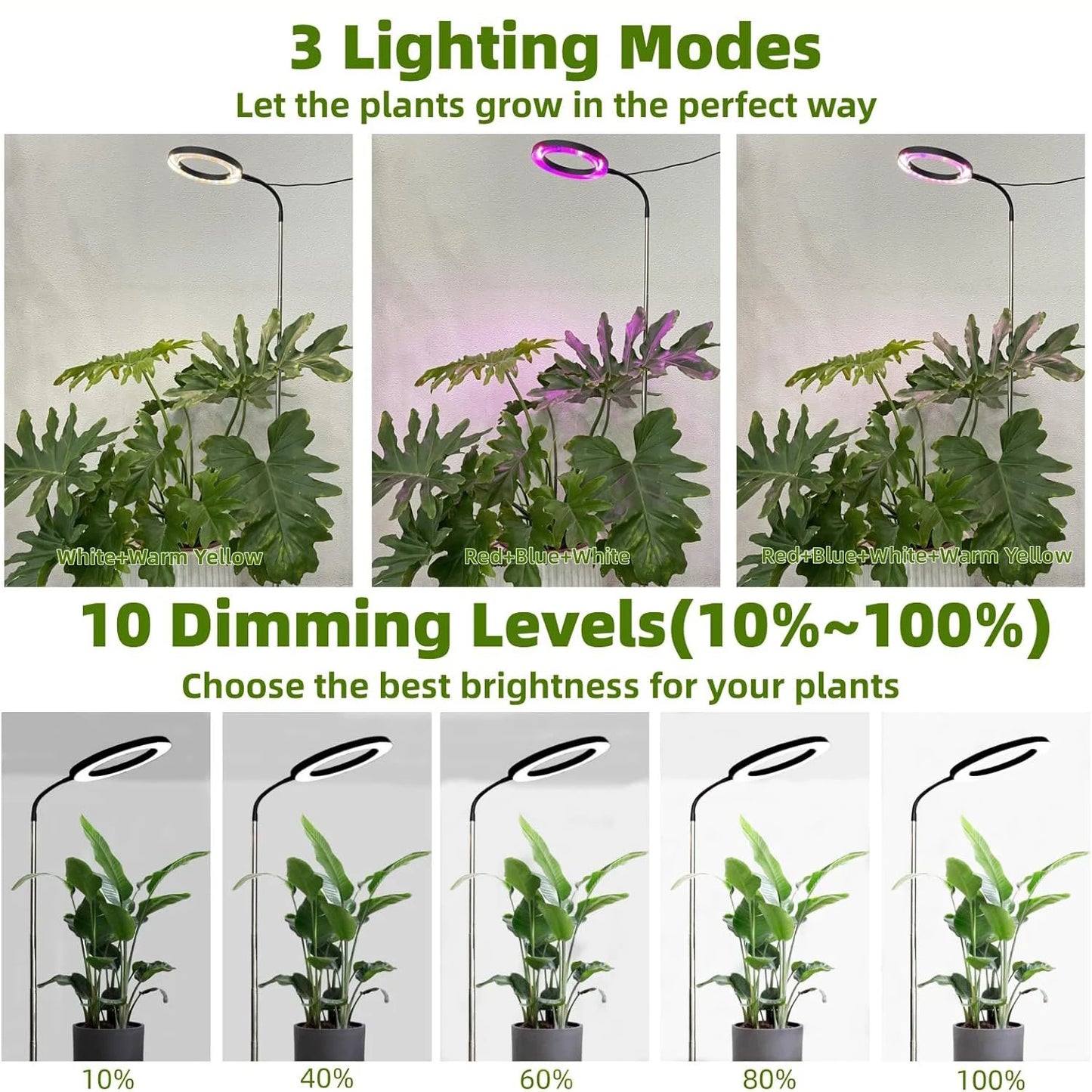 Full Spectrum LED Grow Floor Lamp