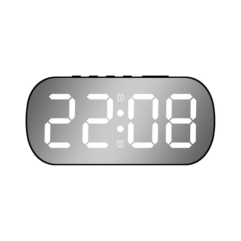 LED Digital Desktop Alarm Clock – Minimalist Electronic Clock for Bedroom & Living Room