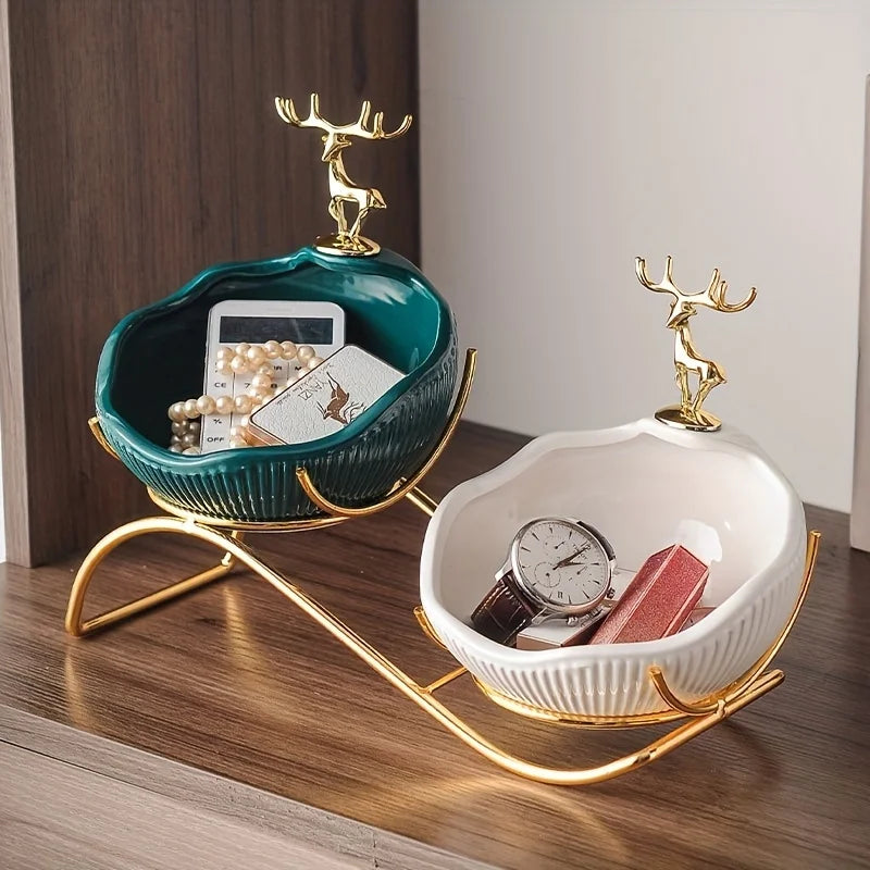 Ceramic 2-Tier Shoe Cabinet