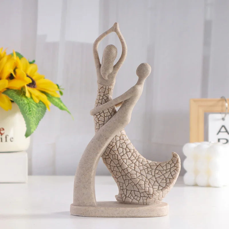 Lovers’ Sandstone Figurine