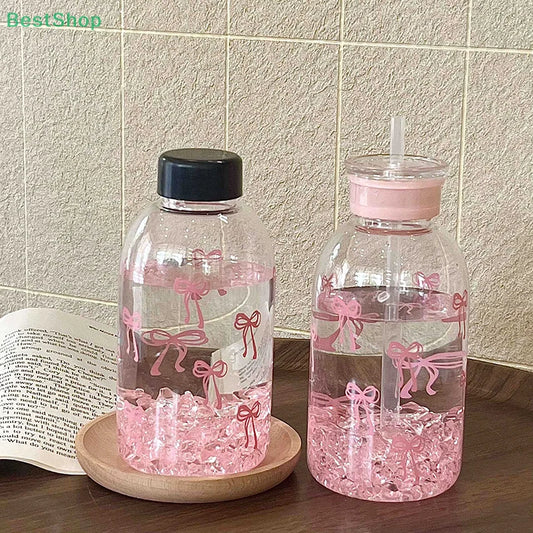 Portable Bowknot Drinking Bottle