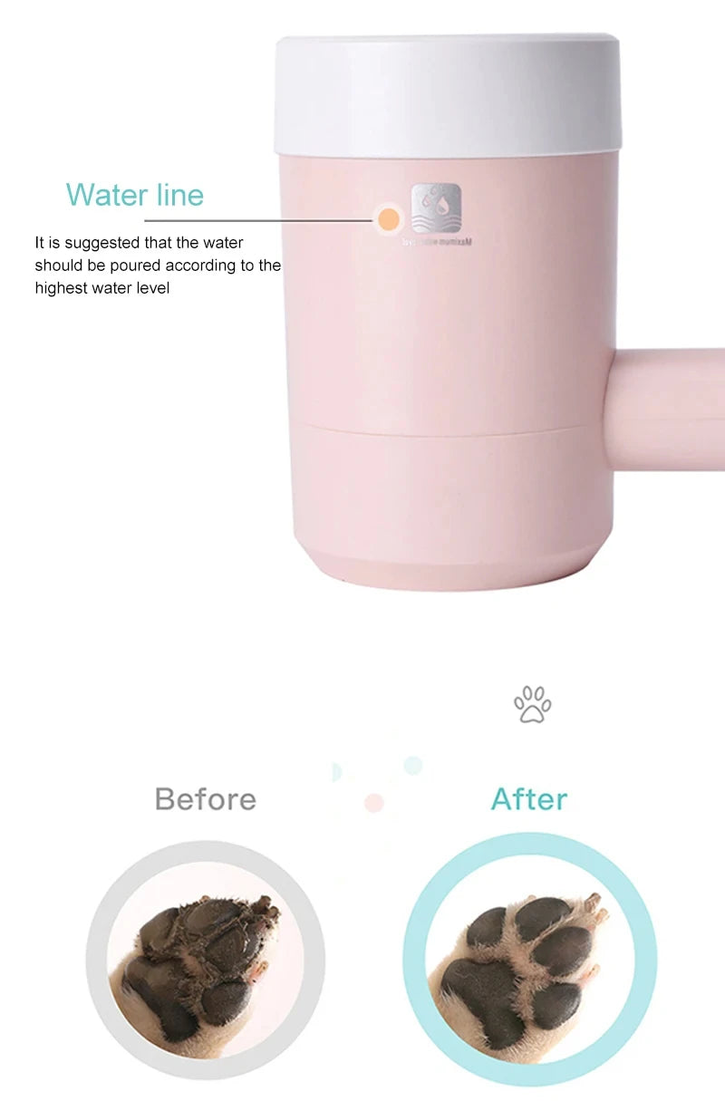 Portable Silicone Dog Paw Cleaning Cup
