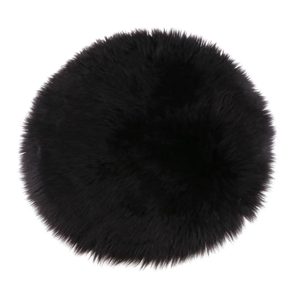 Soft Faux Sheepskin Area Rug – Small Plush Fur Carpet for Bedroom & Home Décor
