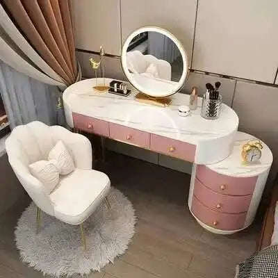 Nordic LED Makeup Dressing Table Set