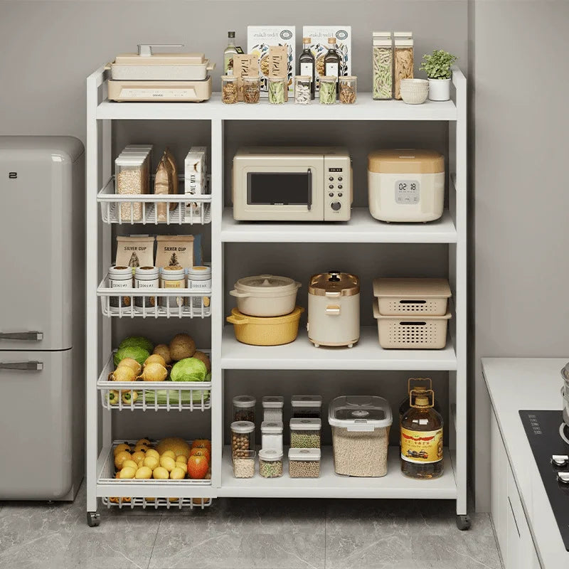 Gold Rolling Storage Rack