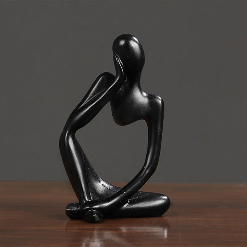 Sandstone Thinker Sculpture
