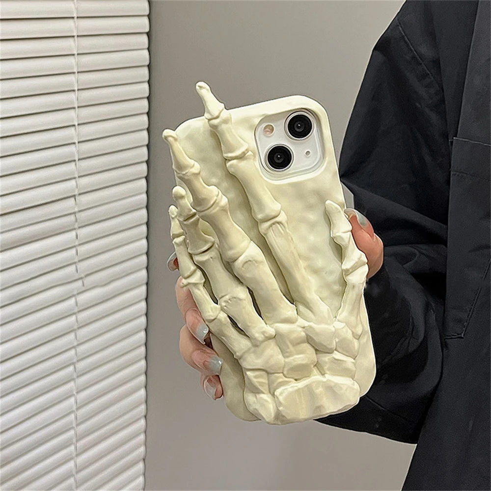 3D Skeleton Hand iPhone Case
