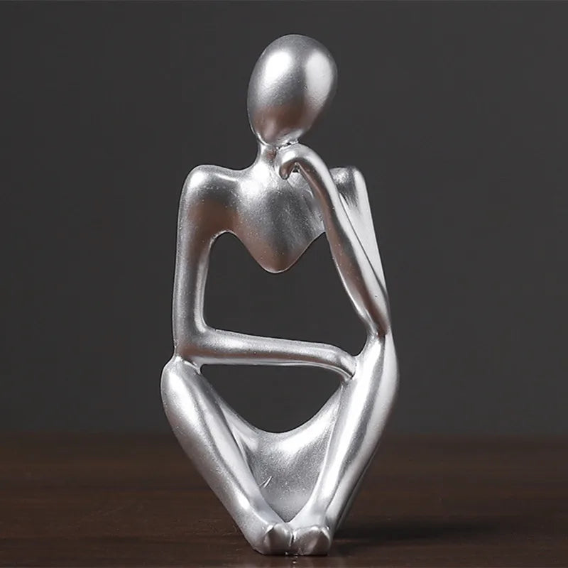Sandstone Thinker Sculpture
