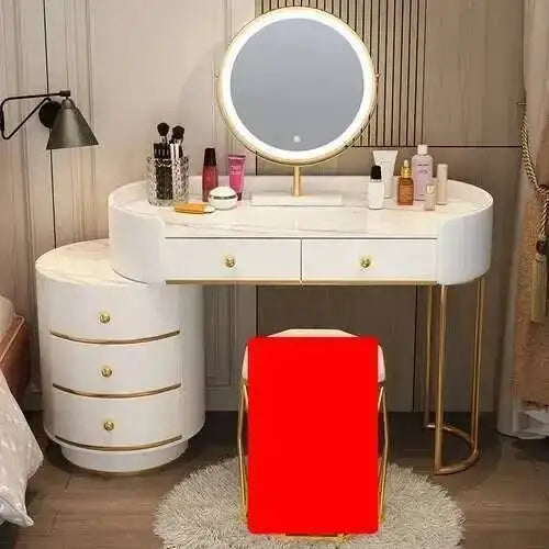 Nordic LED Makeup Dressing Table Set