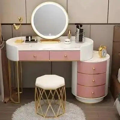 Nordic LED Makeup Dressing Table Set