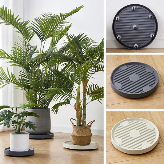 Plant Saucer with Moving Wheels