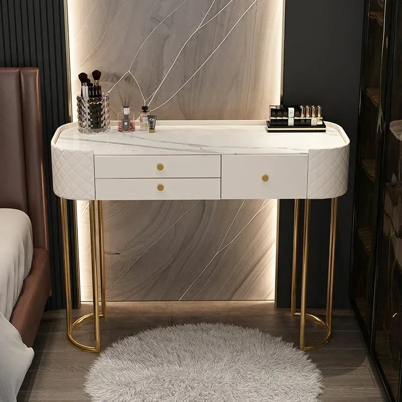 Luxury LED Makeup Dressing Table Mirror – White