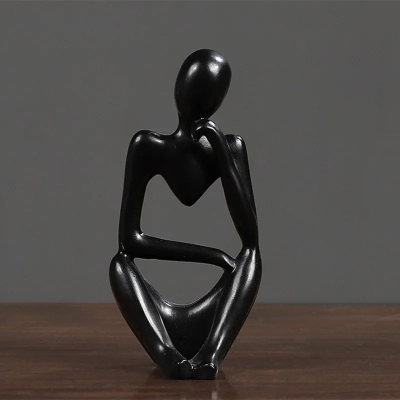 Sandstone Thinker Sculpture