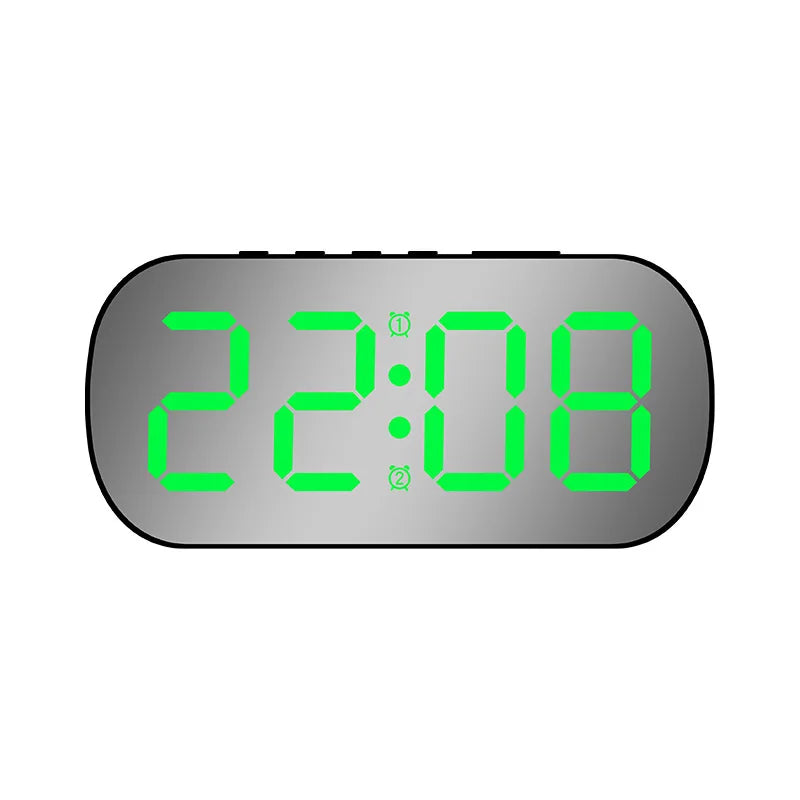 LED Digital Desktop Alarm Clock – Minimalist Electronic Clock for Bedroom & Living Room