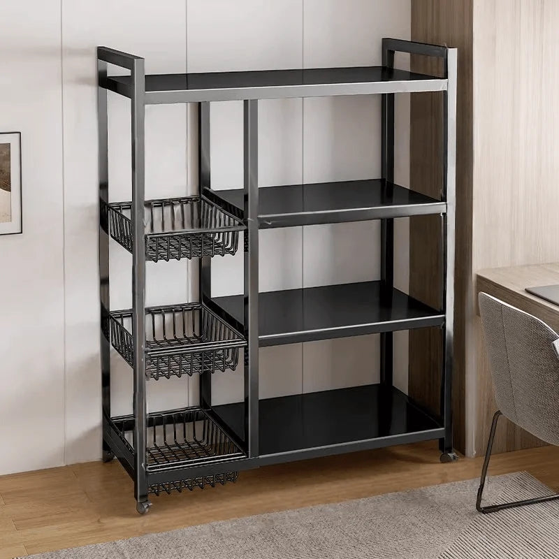Gold Rolling Storage Rack