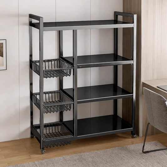 Gold Rolling Storage Rack