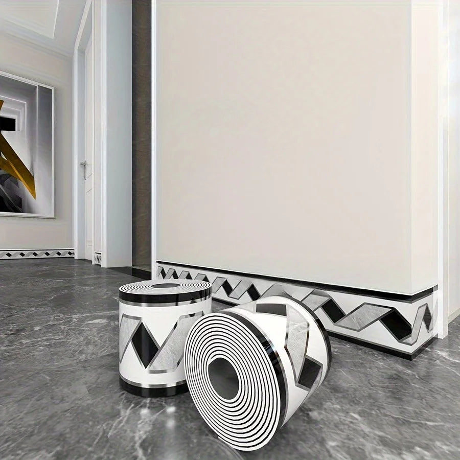 Luxury Self-Adhesive Wall & Floor Border – Protective Trim Roll