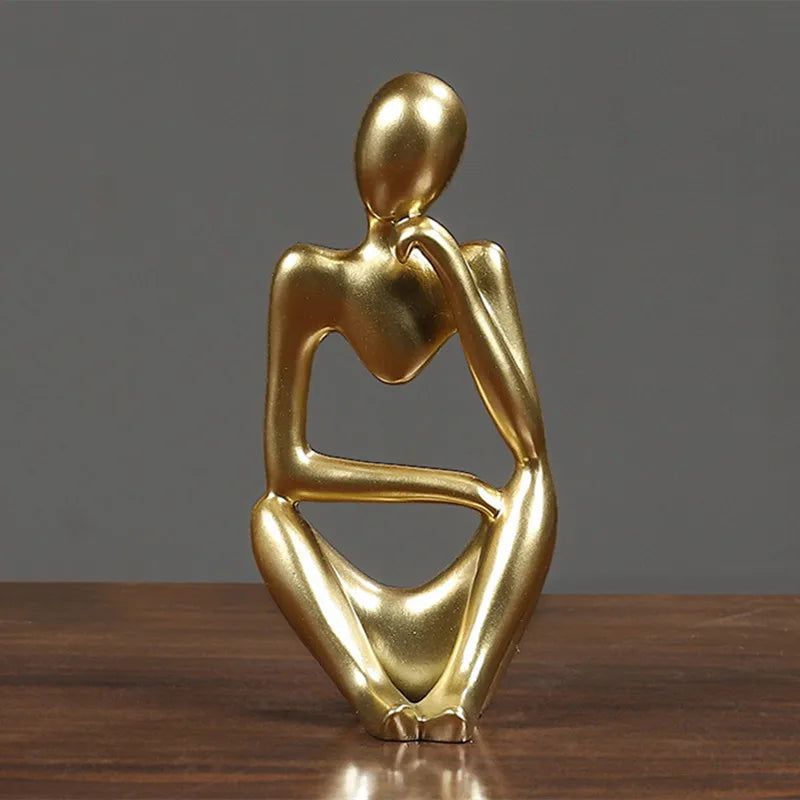 Sandstone Thinker Sculpture