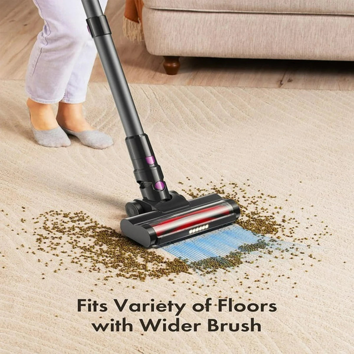 Cordless Vacuum Cleaner – 23KPa Power