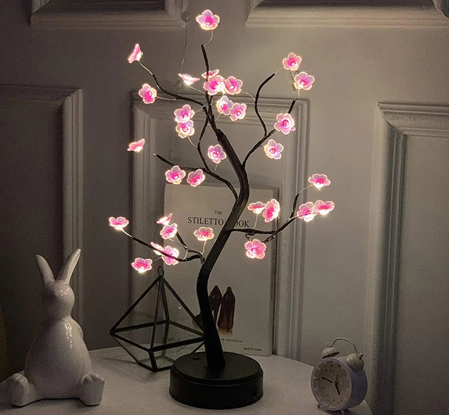 Cherry Blossom LED Table Tree Night Light