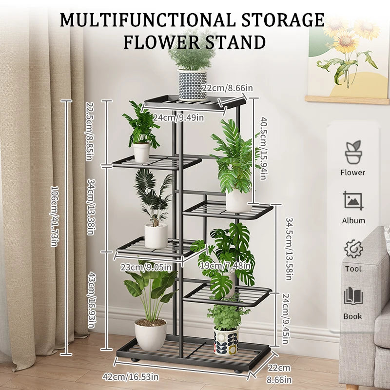 Iron Multi-Layer Plant Stand