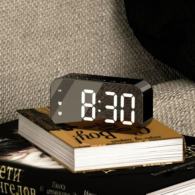 Voice Control LED Digital Alarm Clock
